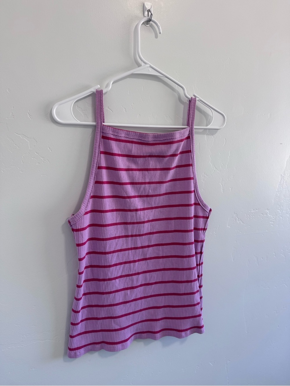 Free People We The Free Mia Tank Pink Striped XL - Picture 4 of 6